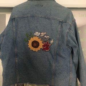 VINTAGE jean jacket 100% cotton made in the USA